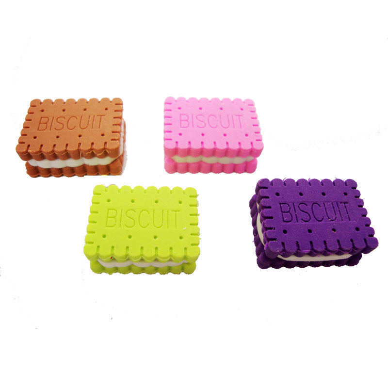 Sandwich Biscuit Shape Eraser